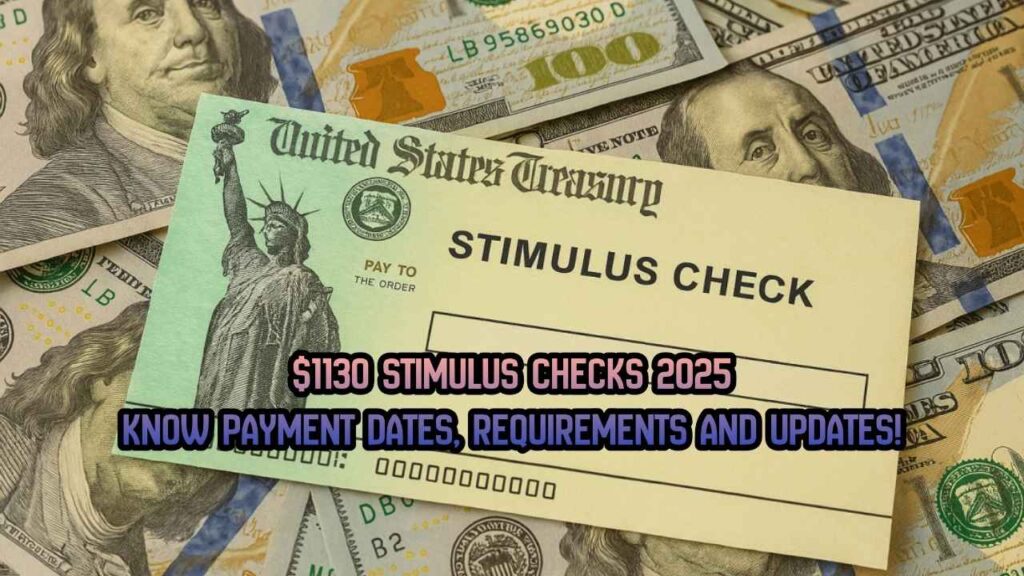 $1130 Stimulus Checks 2025